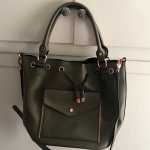 Dune London Olive Green Purse